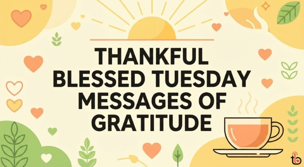 Thankful Blessed Tuesday Messages of Gratitude