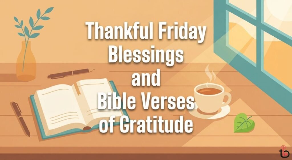 Thankful Friday Blessings and Bible Verses of Gratitude