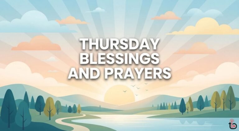Thursday Blessings and Prayers