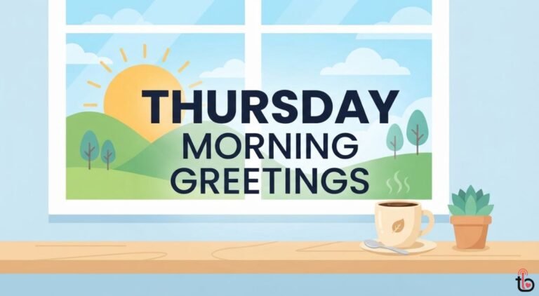 250+ Happy Thursday Morning Greetings, Blessings & Positive Messages Thursday Morning Greetings