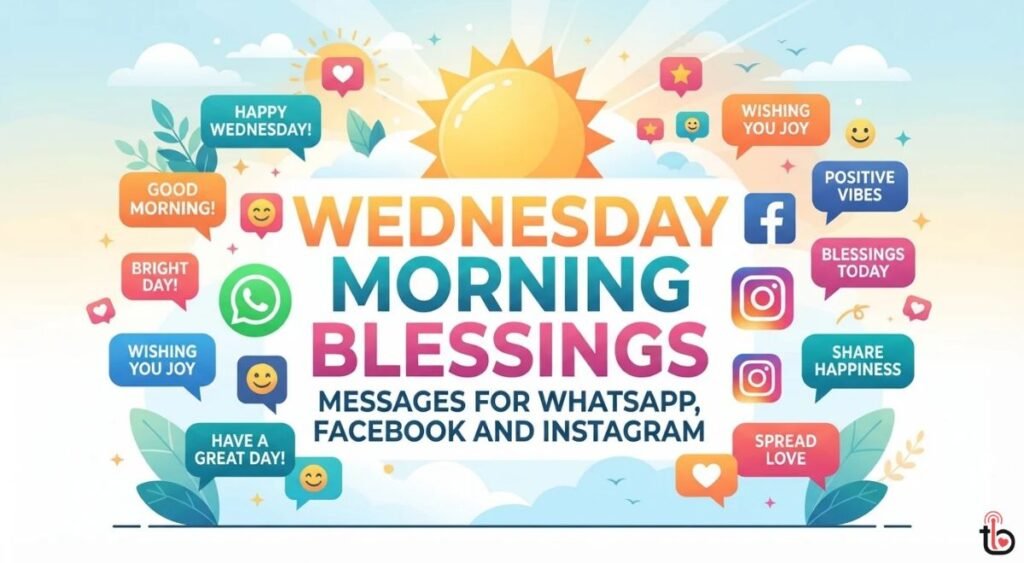 Wednesday Morning Blessings Messages for WhatsApp, Facebook and Instagram