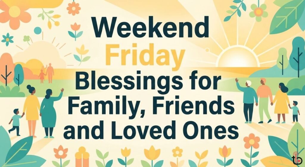 Weekend Friday Blessings for Family, Friends and Loved Ones