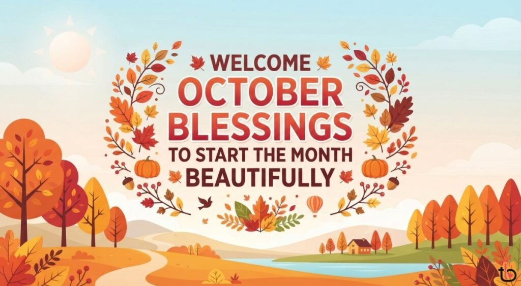 Welcome October Blessings to Start the Month Beautifully