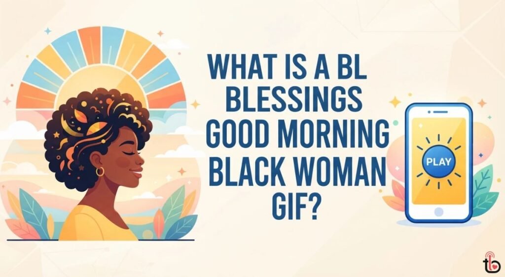 What Is a Blessings Good Morning Black Woman GIF?